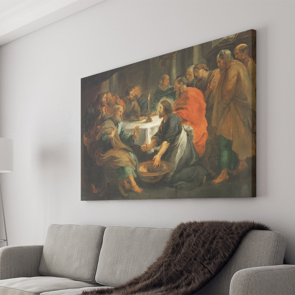 Christ Washing the Apostles' Feet (1616) by Peter Paul Rubens