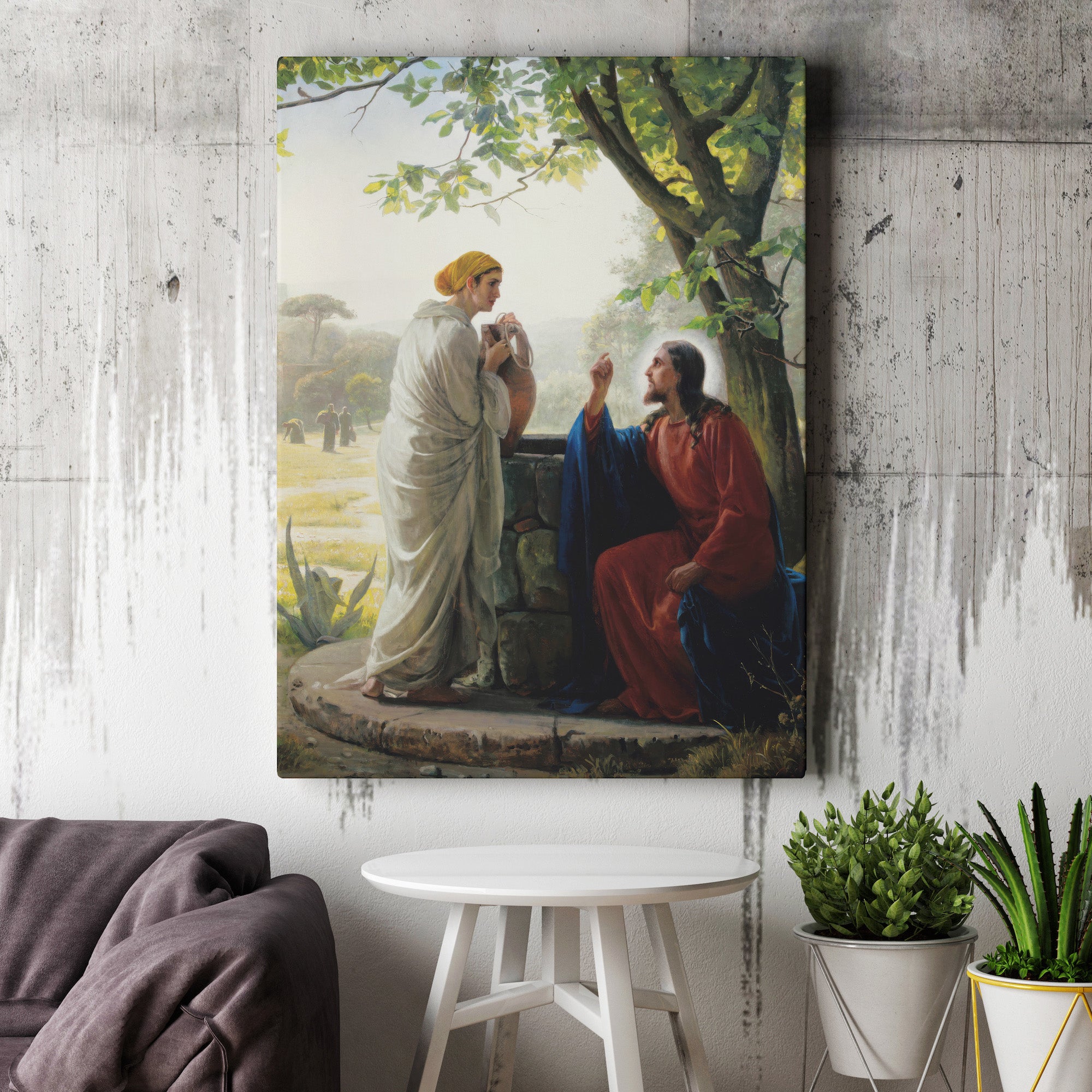 Woman at the Well (1872) by Carl Bloch