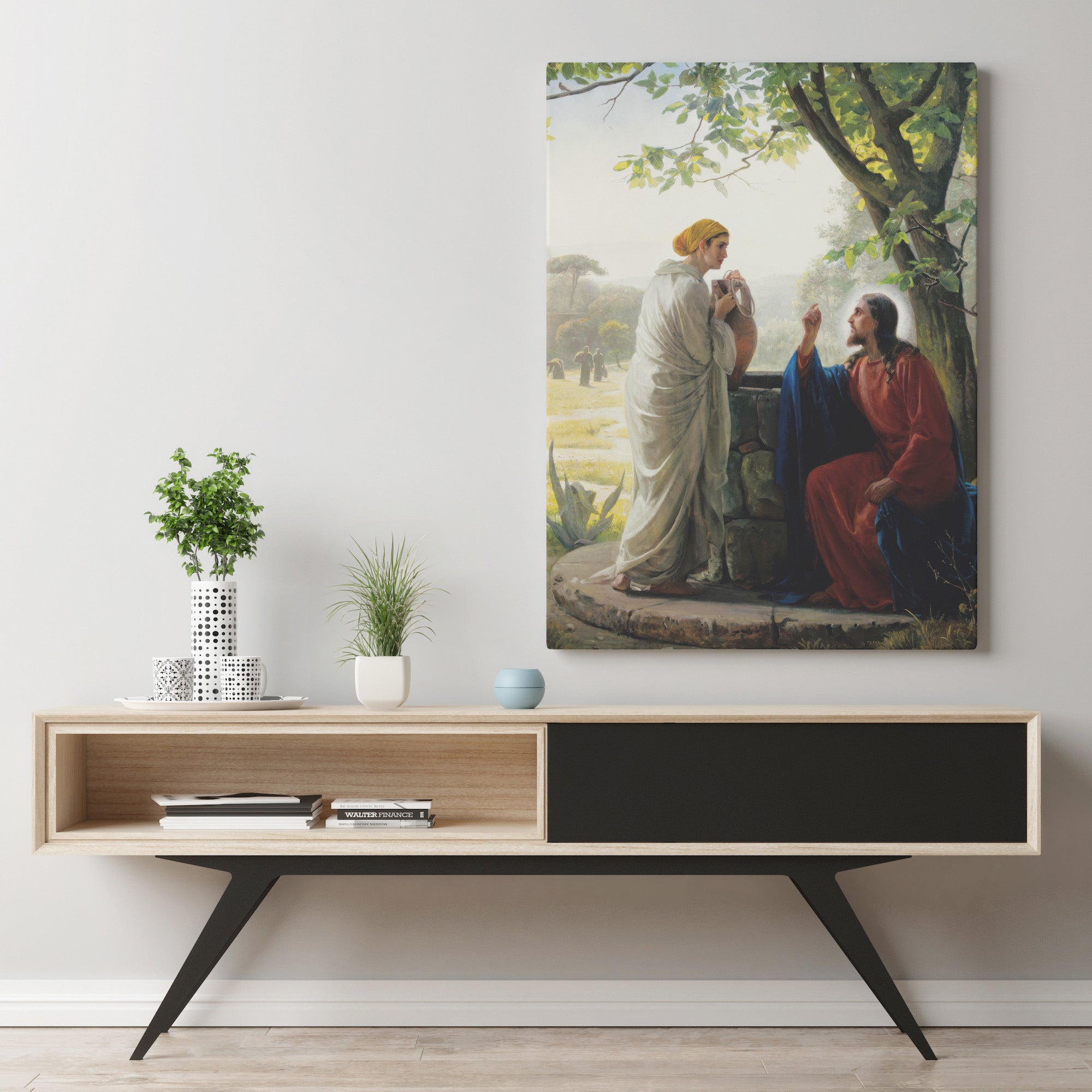 Woman at the Well (1872) by Carl Bloch