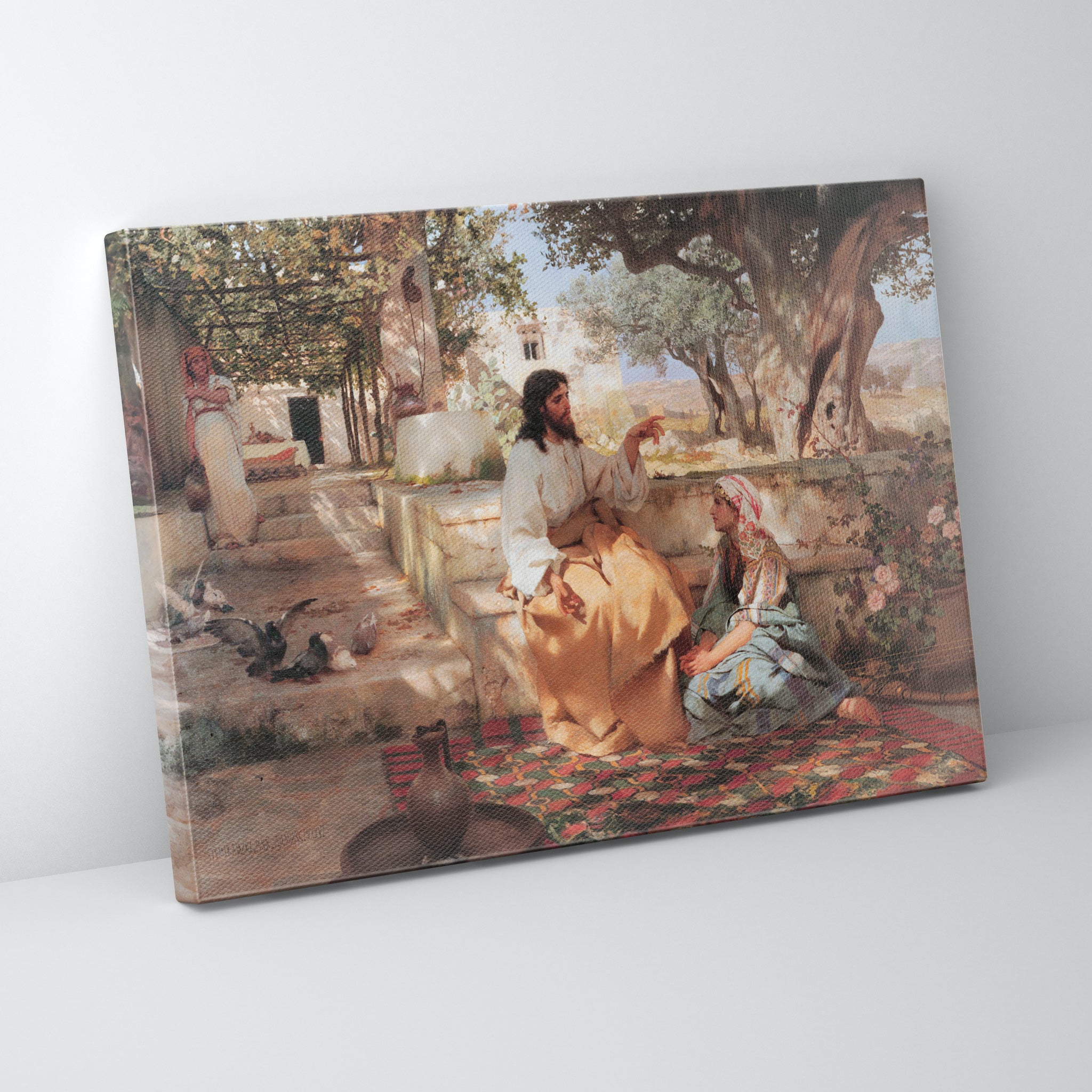 Christ in the House of Martha and Mary (1886) by Henryk Siemiradzki