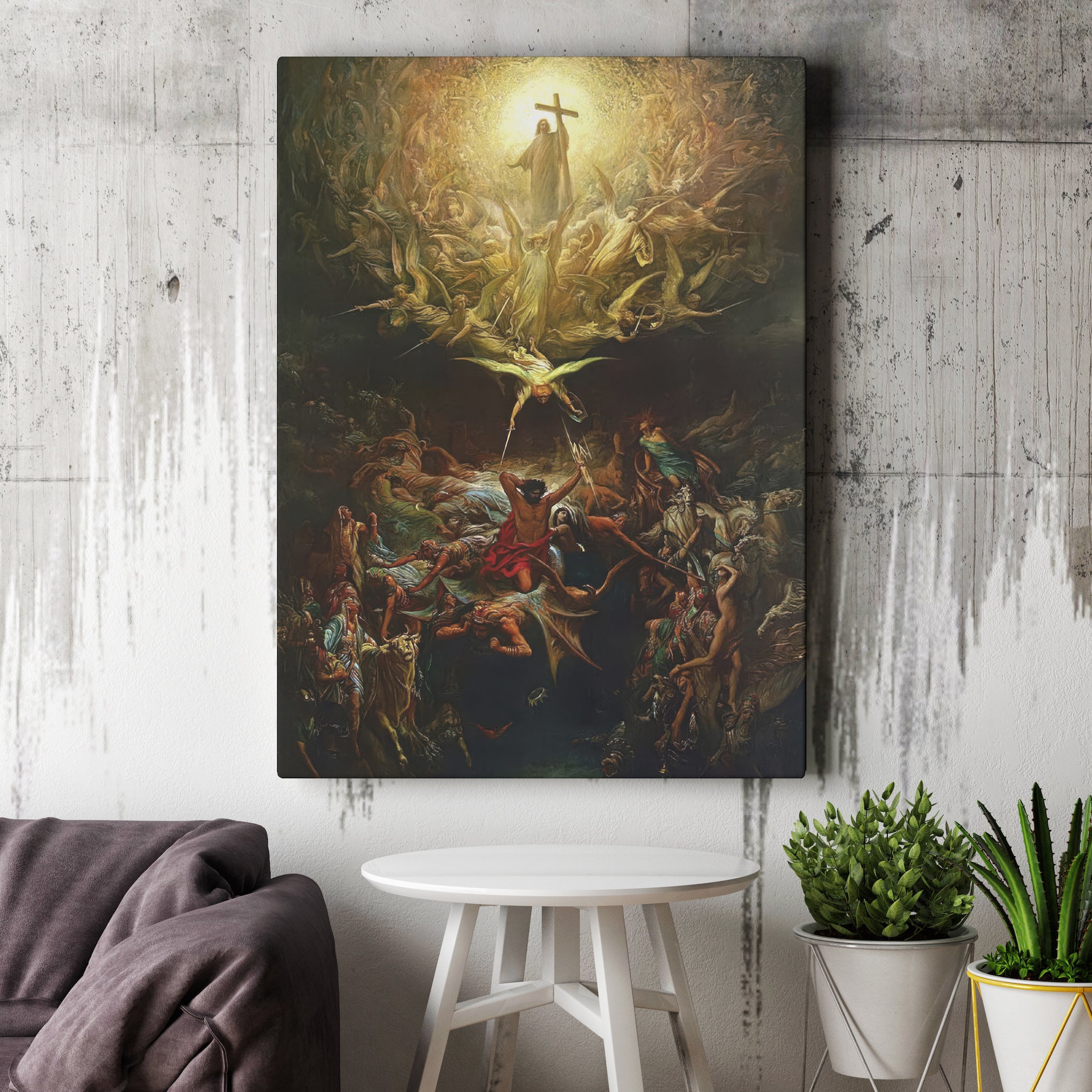 The Triumph Of Christianity Over Paganism (1868) by Gustave Doré