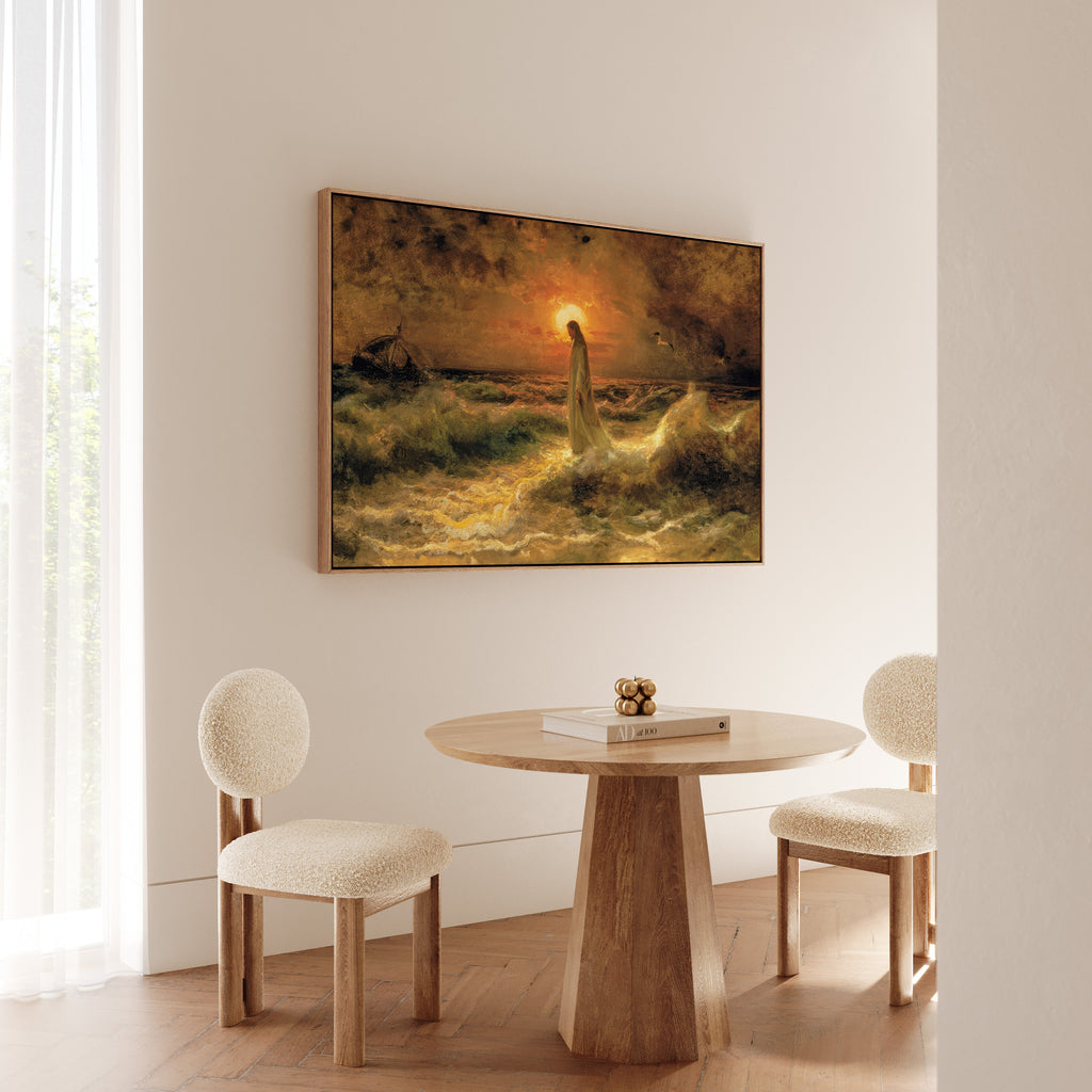 Christ Walking on Water (1880) by Julius von Klever