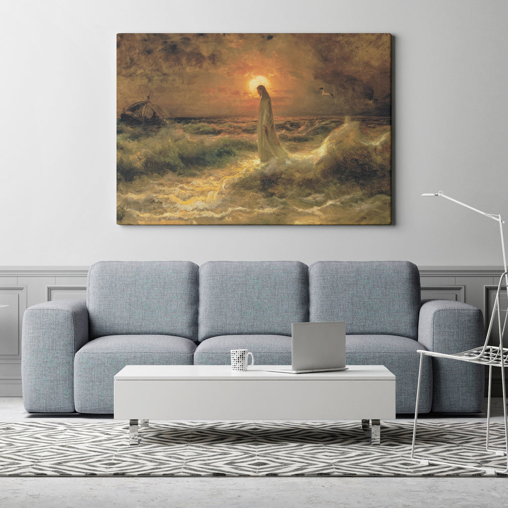 Christ Walking on Water (1880) by Julius von Klever