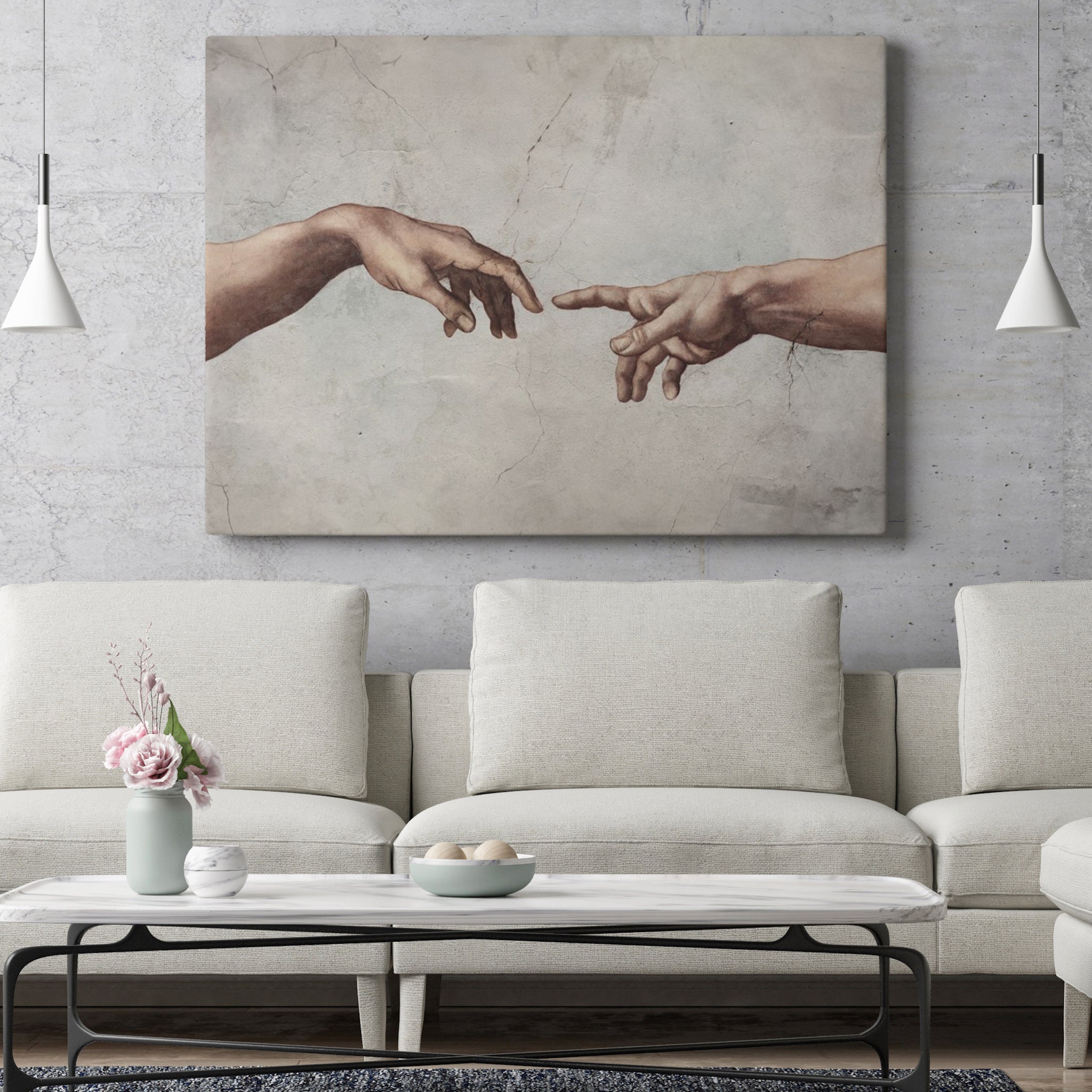 Creation of Adam (1508-1512) by Michelangelo