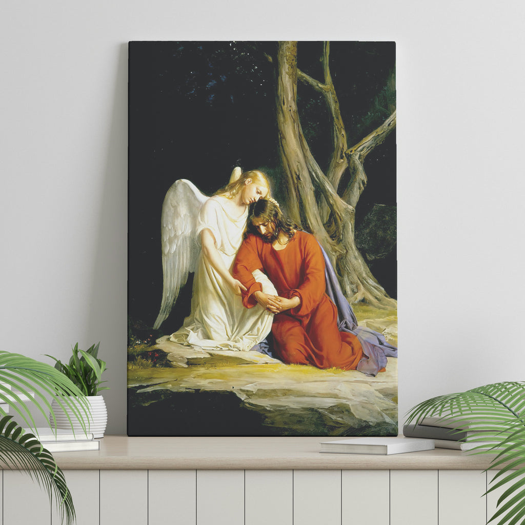 Christ in the Garden (1873) by Carl Bloch